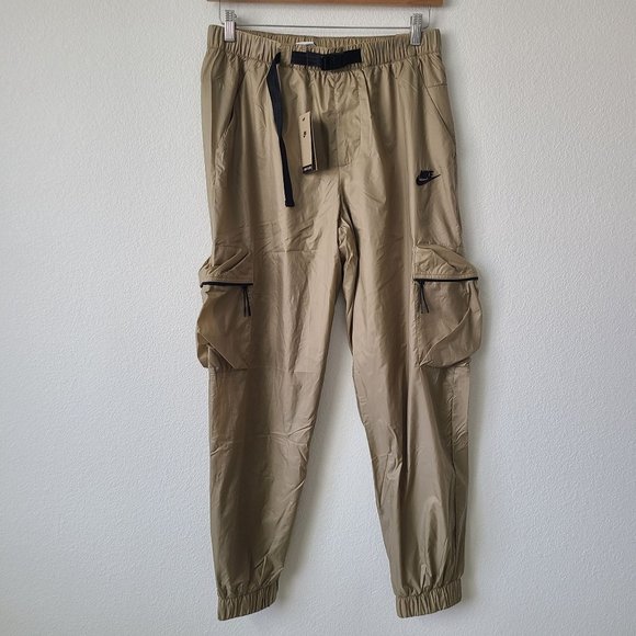Nike Tech Lined Woven Pants FB7911-247 Size M Khaki - Picture 1 of 6